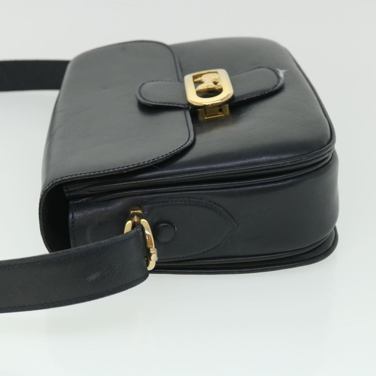 Luxury CELINE Shoulder Bag Leather Black  54184