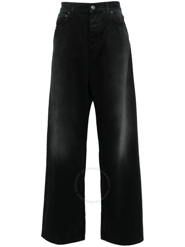 Luxury Balenciaga Trending 2025 Denim Straight Pants 767977TNW111672 SUNBLEACHED BLACK