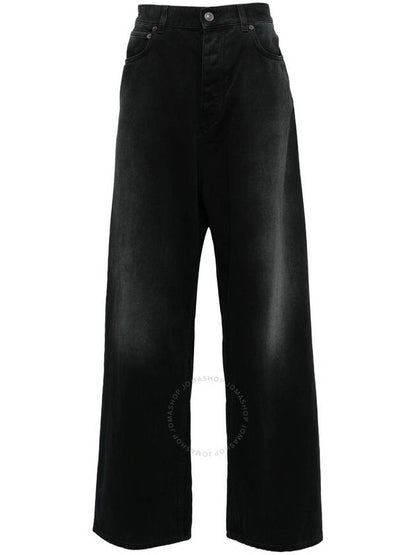 Luxury Balenciaga Trending 2025 Denim Straight Pants 767977TNW111672 SUNBLEACHED BLACK