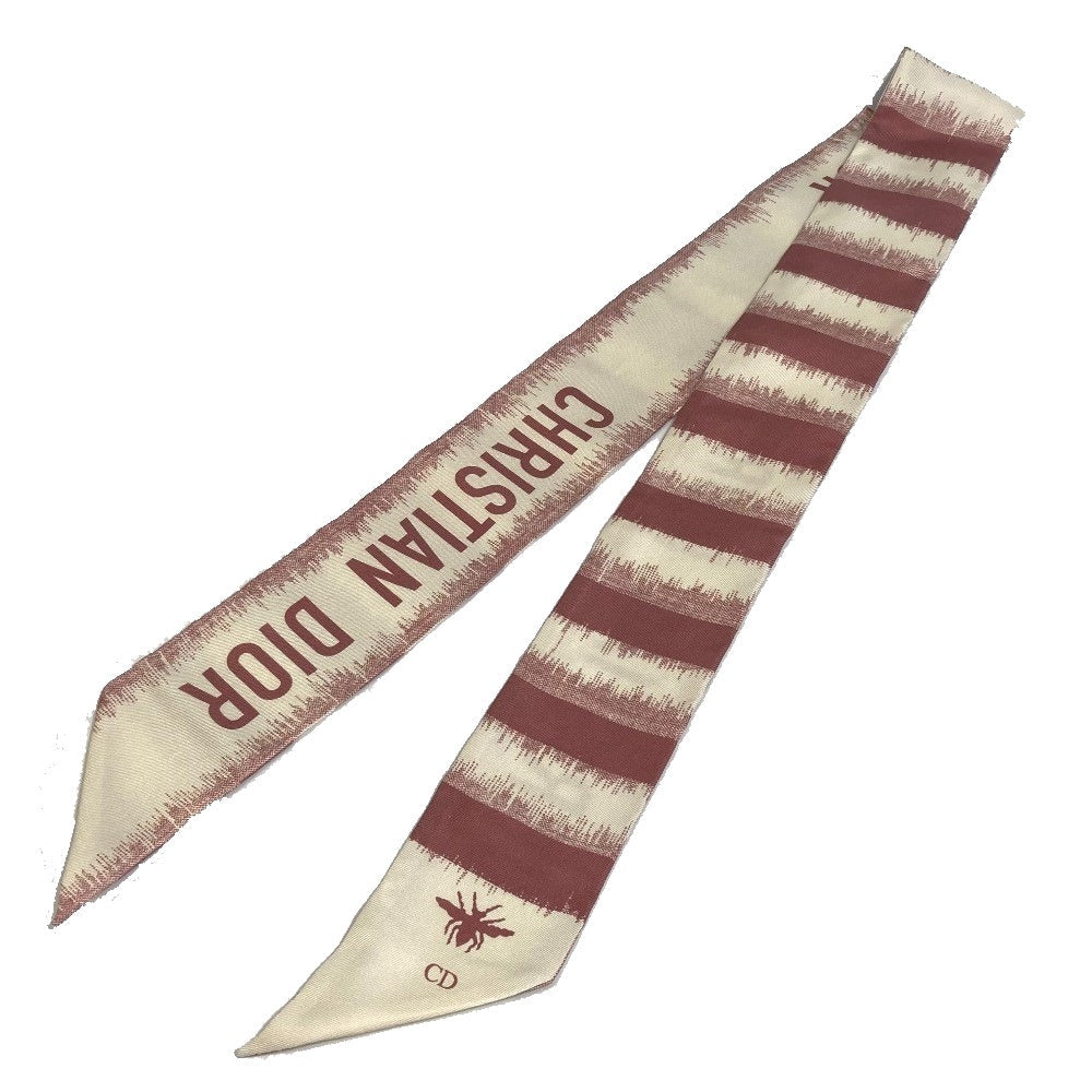 Dior scarf silk Pink x Beige Mitsua Women