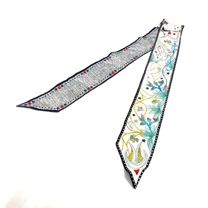 Dior scarf silk multicolor Heart Pattern Mitsua Women