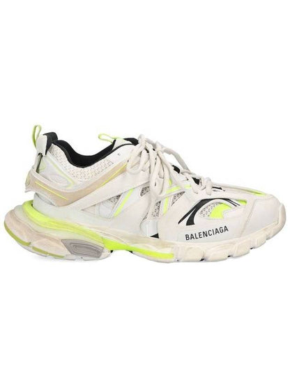 Luxury Balenciaga Trending 2025 Track Low Top Sneakers Fluo Yellow White