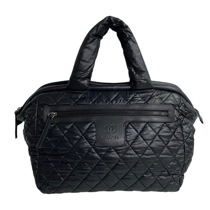 CHANEL Handbag Nylon black Cococoon Women