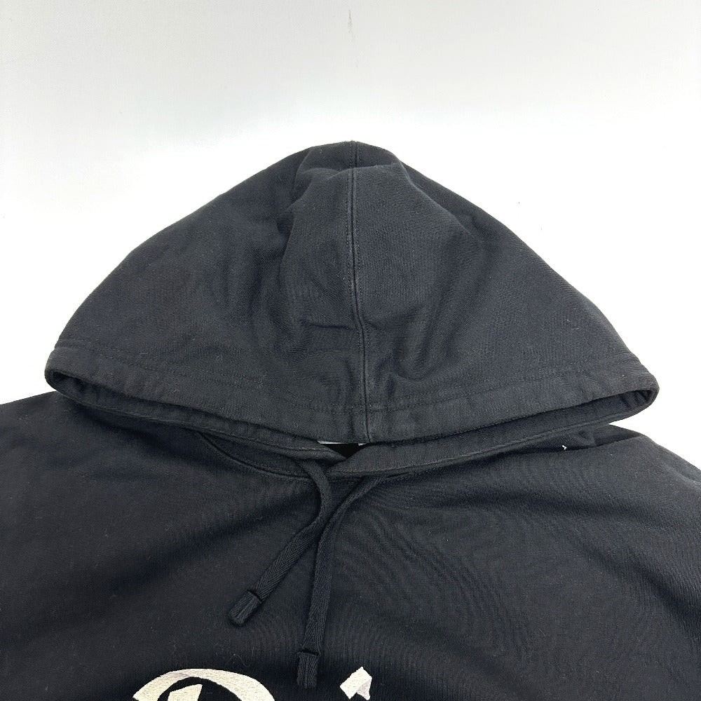 Dior Hoodie 293J678A0531 cotton black logo embroidery mens L