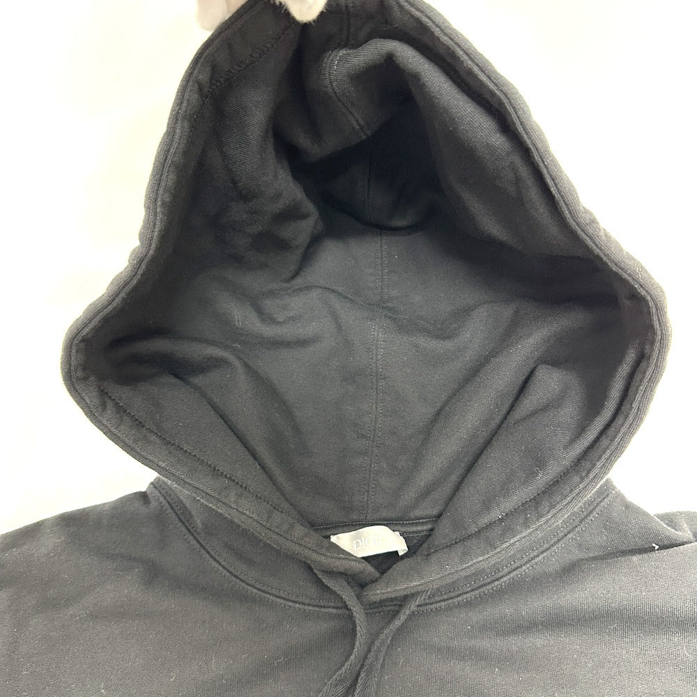 Dior Hoodie 293J678A0531 cotton black logo embroidery mens L