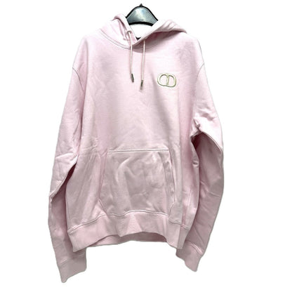 Dior Hoodie 113J698A0531 cotton pink CD logo mens XXL