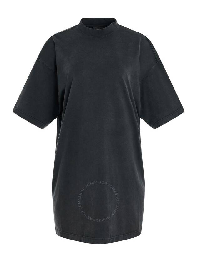 Luxury Balenciaga Trending 2025 Women's BLACK logo print t-shirt 739037 TPVU4 1569
