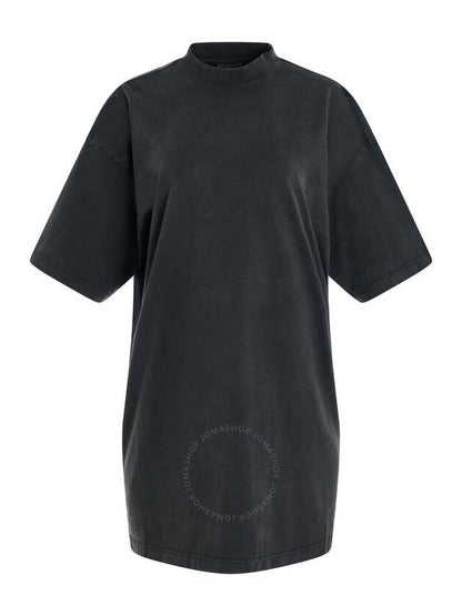 Luxury Balenciaga Trending 2025 Women's BLACK logo print t-shirt 739037 TPVU4 1569