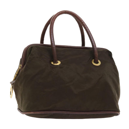 Luxury CELINE Hand Bag Nylon Khaki  55453