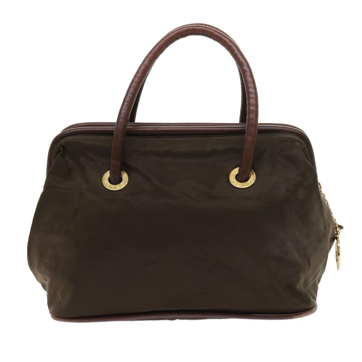 Luxury CELINE Hand Bag Nylon Khaki  55453