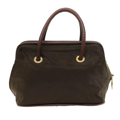 Luxury CELINE Hand Bag Nylon Khaki  55453