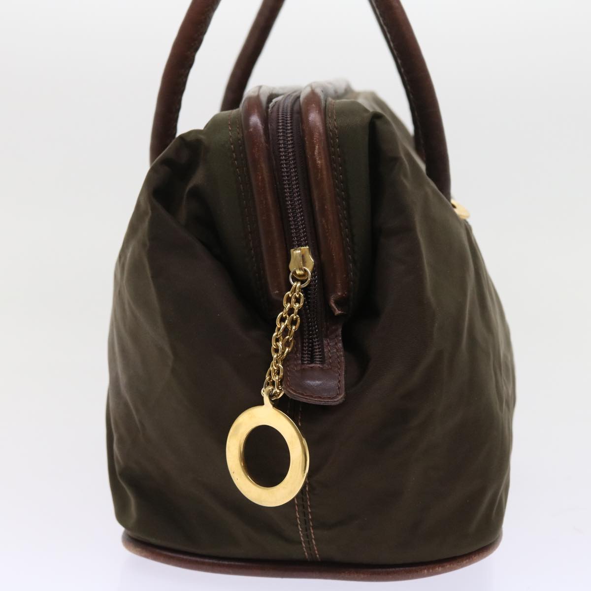 Luxury CELINE Hand Bag Nylon Khaki  55453