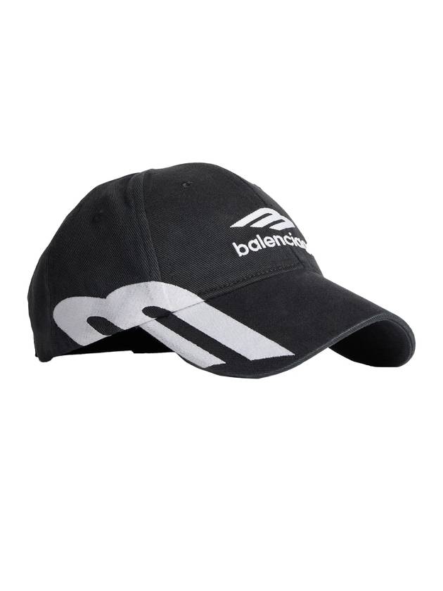 Luxury Balenciaga Trending 2025 3B Sports Icon Ball Cap Black