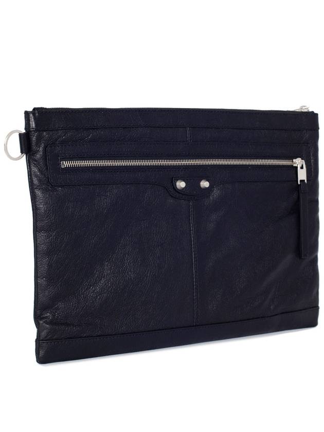 Luxury Balenciaga Trending 2025 Clip Large Clutch Bag Black