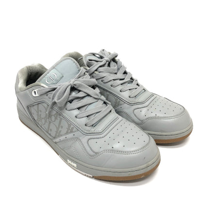 Dior sneakers 3SN242 leather gray Trotter Punching mens 44