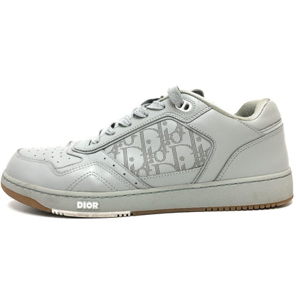 Dior sneakers 3SN242 leather gray Trotter Punching mens 44
