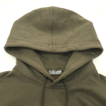 Dior Hoodie 293J698 cotton khaki long sleeve tops apparel Atelier Paris embroidered hoodie mens XXL