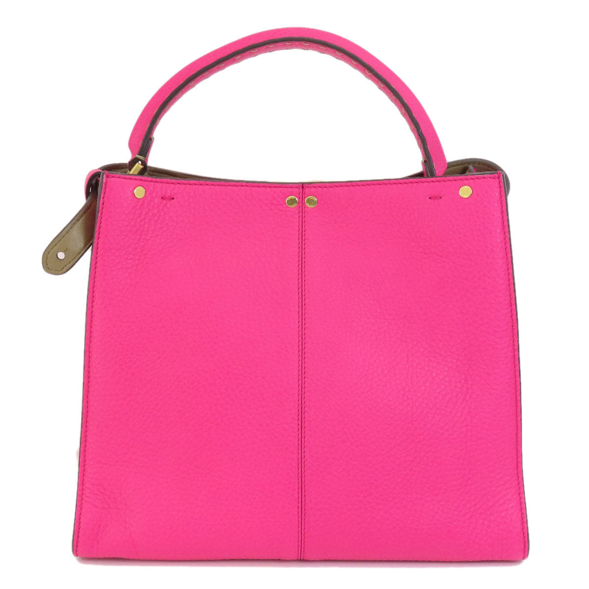 FENDI Handbag Calfskin pink Peekaboo X-Rite 2WAY