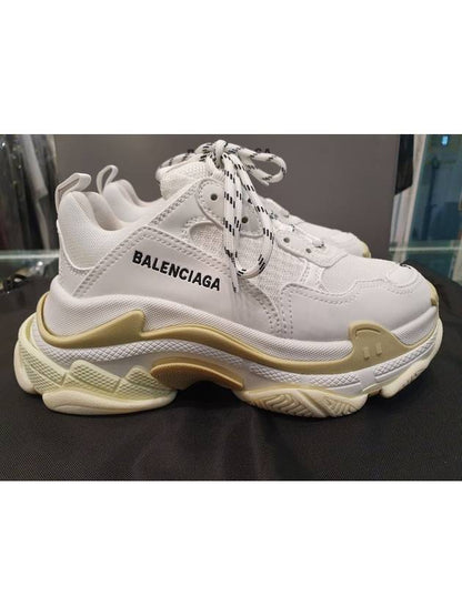 Luxury Balenciaga Trending 2025 Triple S Low-Top Sneakers White