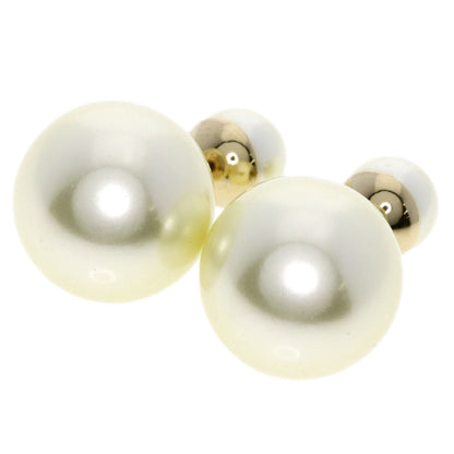 Christian Dior Pierce metallic gold Fake pearl Women