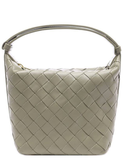 Luxury Bottega Veneta Candy Wallace Intrecciato Tote Bag Travertine