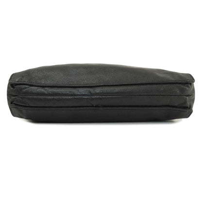 CHANEL Tote Bag Grained Calfskin Skin black COCO Mark