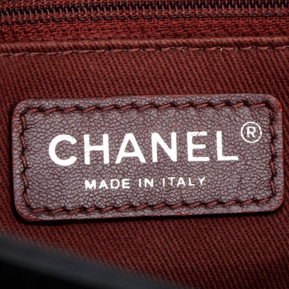 Chanel Black Caviar Leather Jumbo CC Crave Flap Bag