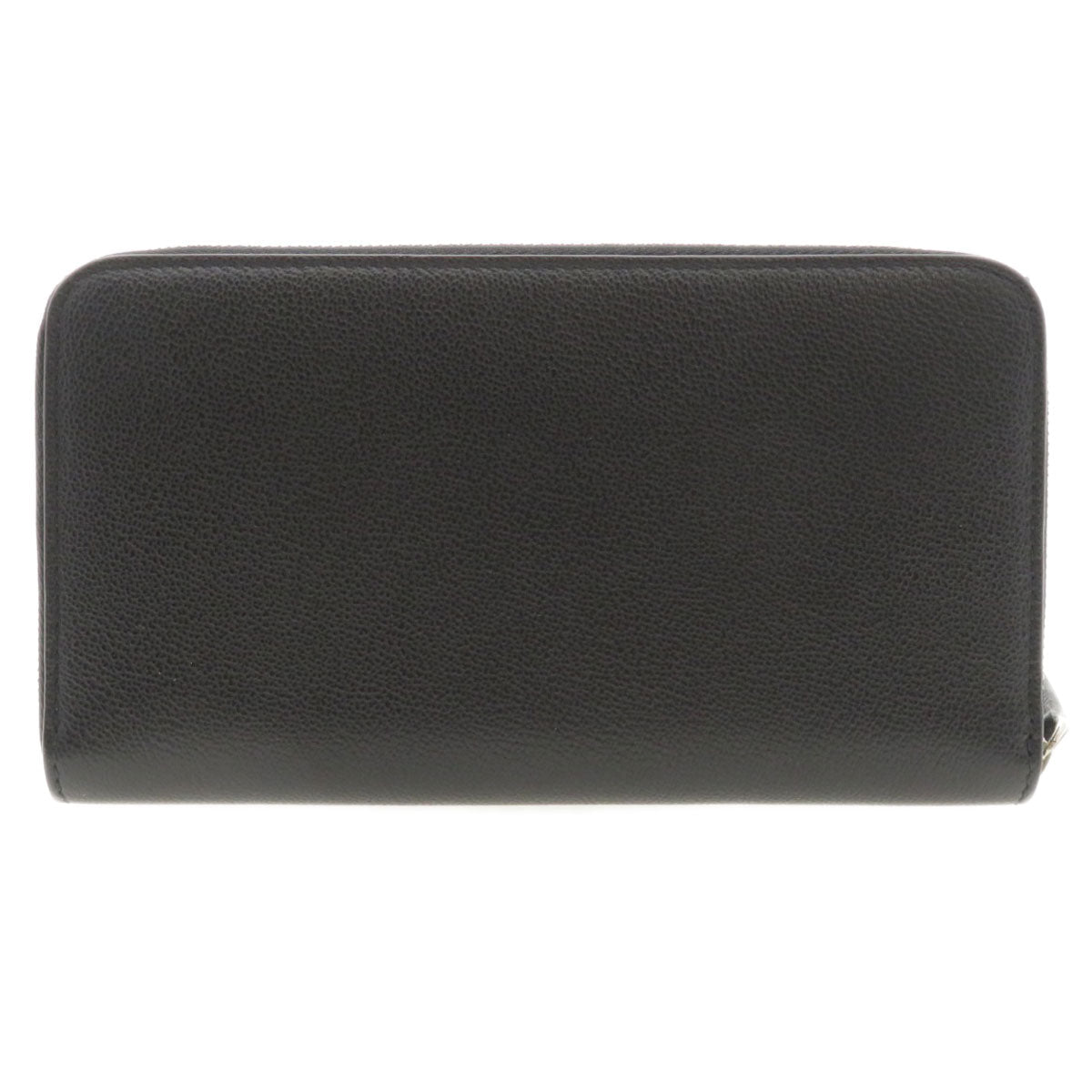 BURBERRY Long Wallet Purse leather black Logo motif mens(Unisex)
