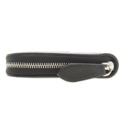 BURBERRY Long Wallet Purse leather black Logo motif mens(Unisex)
