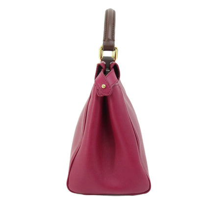 FENDI Handbag Calfskin purple Peek-a-boo mini