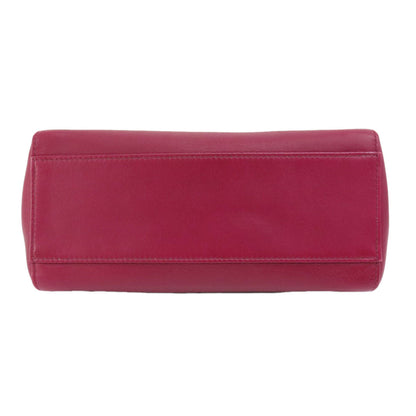 FENDI Handbag Calfskin purple Peek-a-boo mini