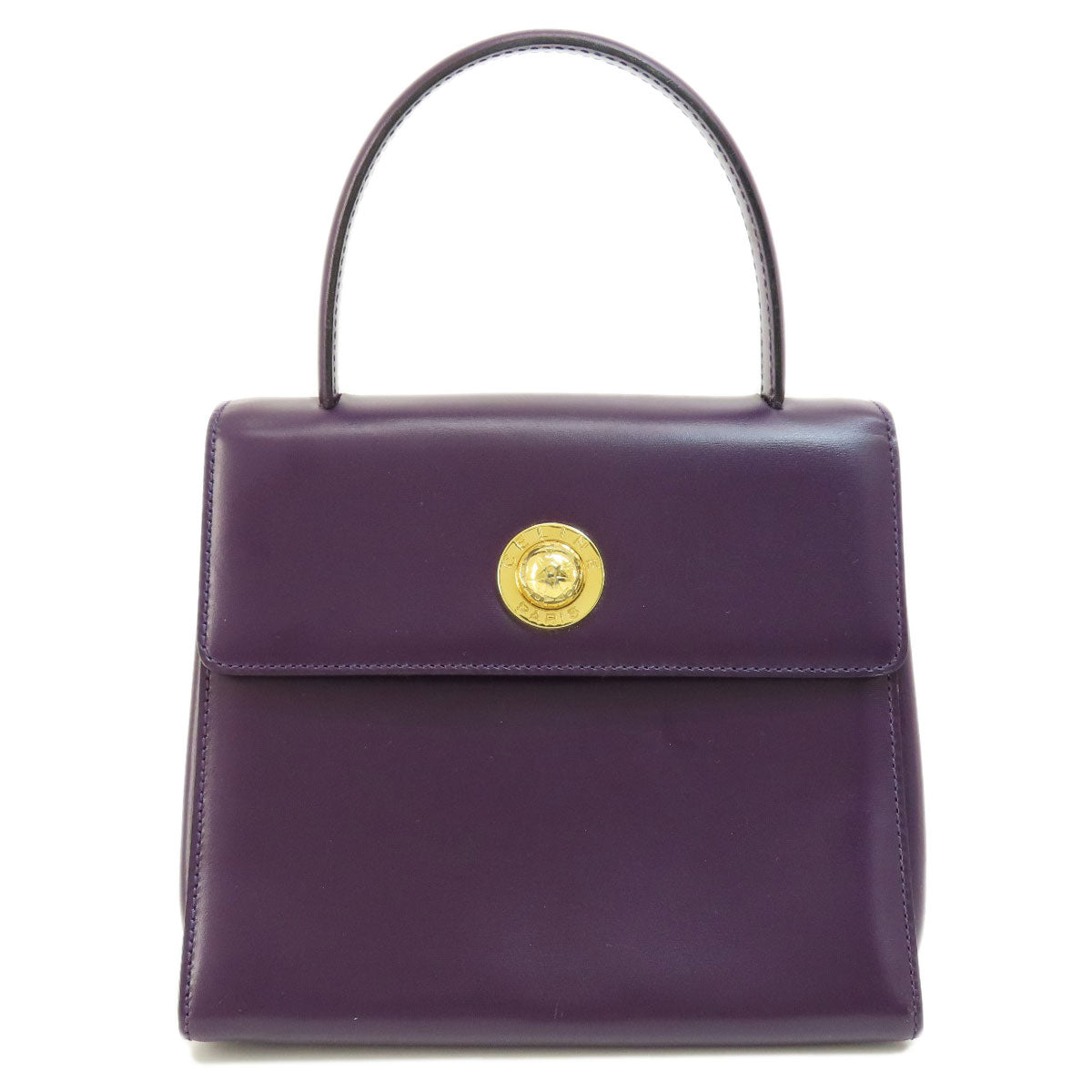 CELINE Handbag leather purple Star ball Women