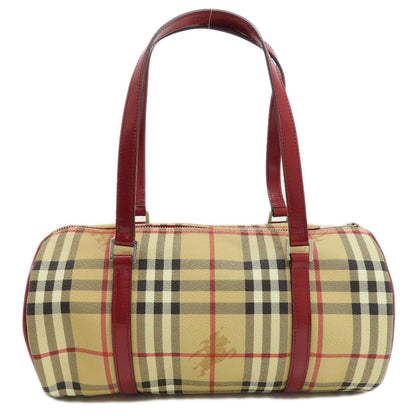 BURBERRY Handbag PVC beige Nova Check