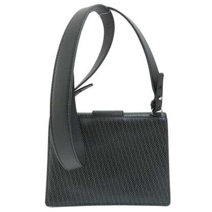 FENDI Shoulder Bag leather black logo