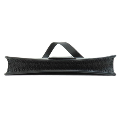 FENDI Shoulder Bag leather black logo