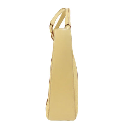 CELINE Handbag canvas beige C Macadam Women