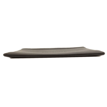 BALENCIAGA Clutch bag 373834 leather black logo Women
