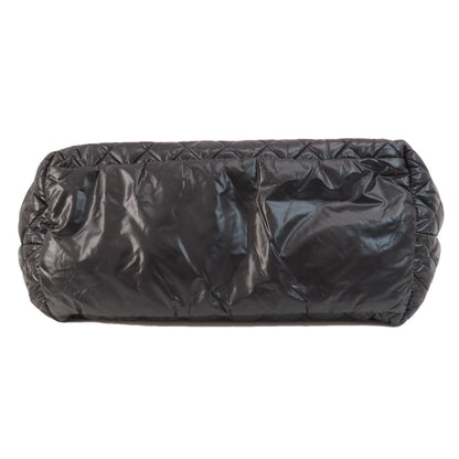 CHANEL Handbag Nylon black Cococoon SilverMetal
