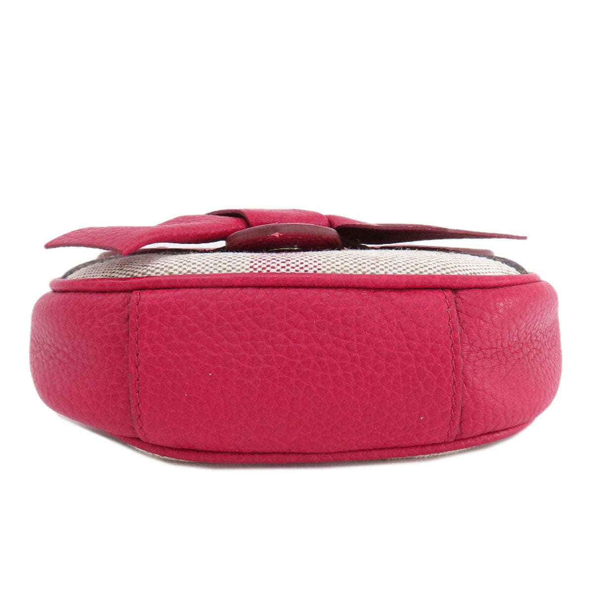 BURBERRY Shoulder Bag leather Red Mini cross body
