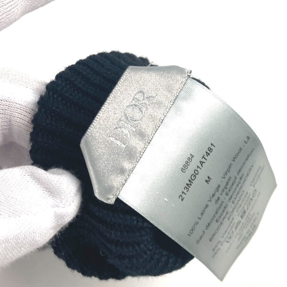 Dior gloves 213MG01AT481 wool gray By color CD logo mens M