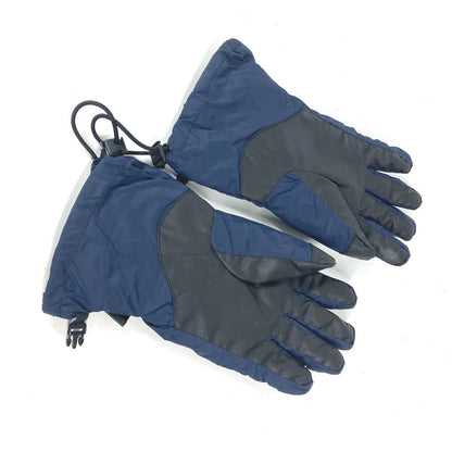Dior gloves 113C901A0459 polyamide Navy Snowboarding Skiing logo gloves mens