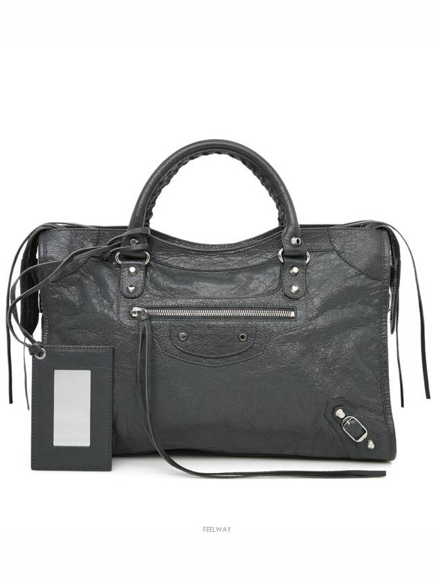 Luxury Balenciaga Trending 2025 City motor bag gray 505550 cross