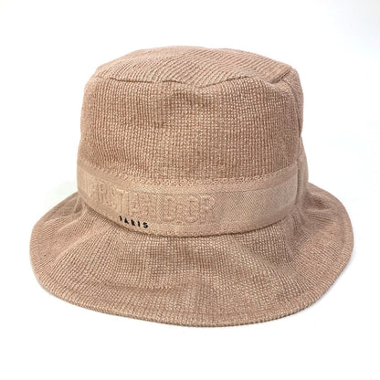 Dior hat 04DBB923A132 cotton/viscose pink Hat Hat Bucket Hat Bob Hat logo bob hat Women 56