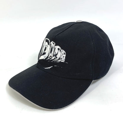 Dior cap 243C904I4511 cotton black logo print M
