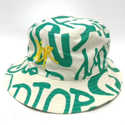 Dior hat 033C906A4949 cotton green Shawn Stussy Shawn Stussy collaboration mens M