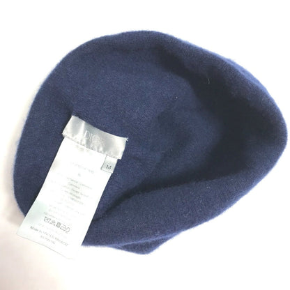Dior Knit hat 013MB10AT995 cashmere Navy logo mens M