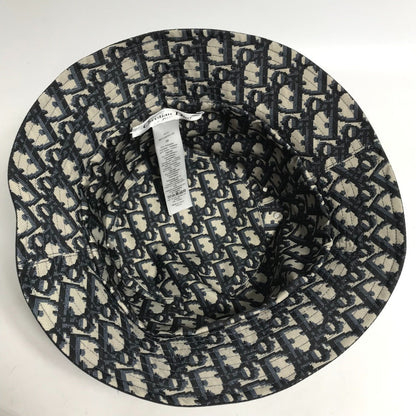 Dior hat 95TDD923A130 polyester Navy Oblique TEDDY-D Bob Hat Women 58