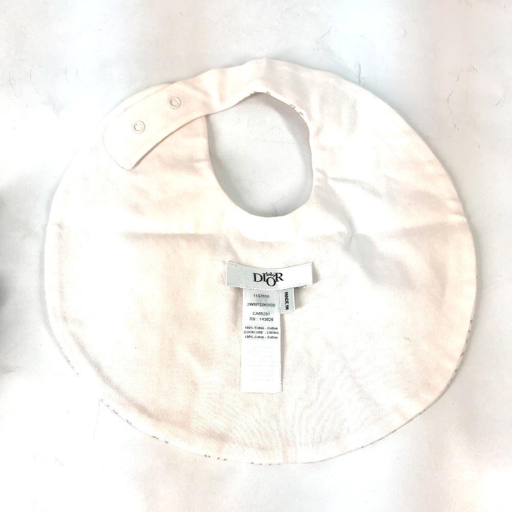 Dior Knit hat cotton pink Cannage poplin and cotton interlock baby shower gift set Kids 3