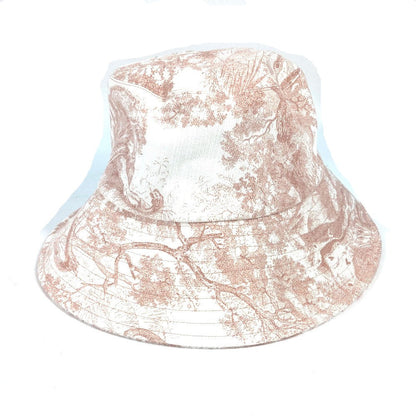 Dior hat 02TOJ924I130 cotton pink Hat Hat Bucket Hat Bob Hat Toile de Jui Women 59
