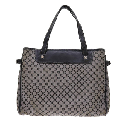 Luxury CELINE Macadam Canvas Hand Bag Gray  56585